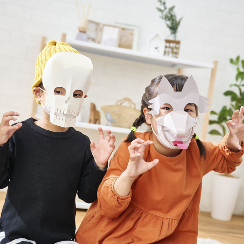 いつものマスクで！簡単ハロウィンマスク | クラフト | オルファ